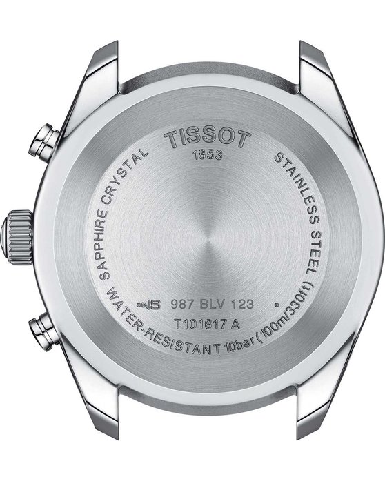 TISSOT T-Classic PR 100 Chronograph Silver Stainless Steel Bracelet