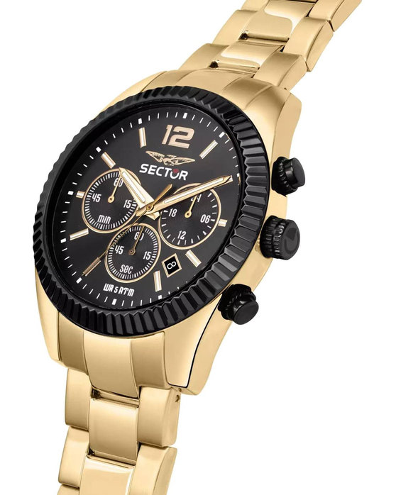 SECTOR 240 Chronograph Gold Stainless Steel Bracelet