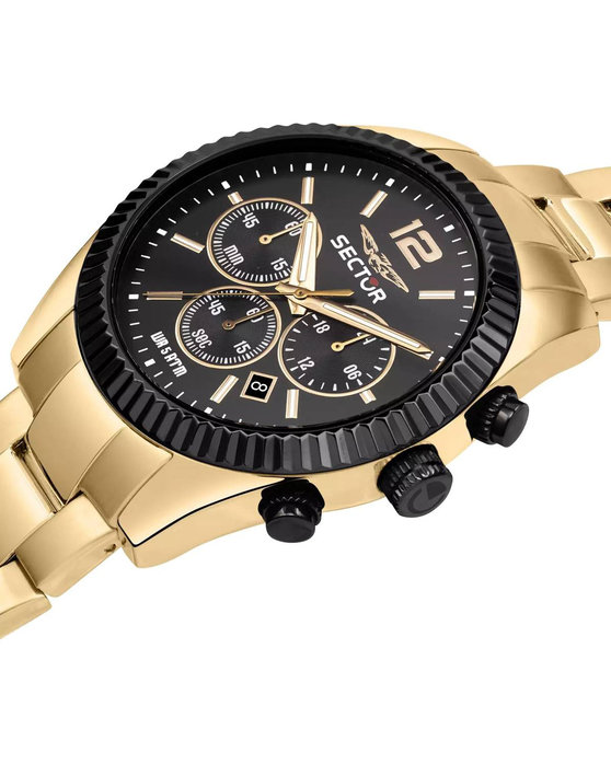 SECTOR 240 Chronograph Gold Stainless Steel Bracelet