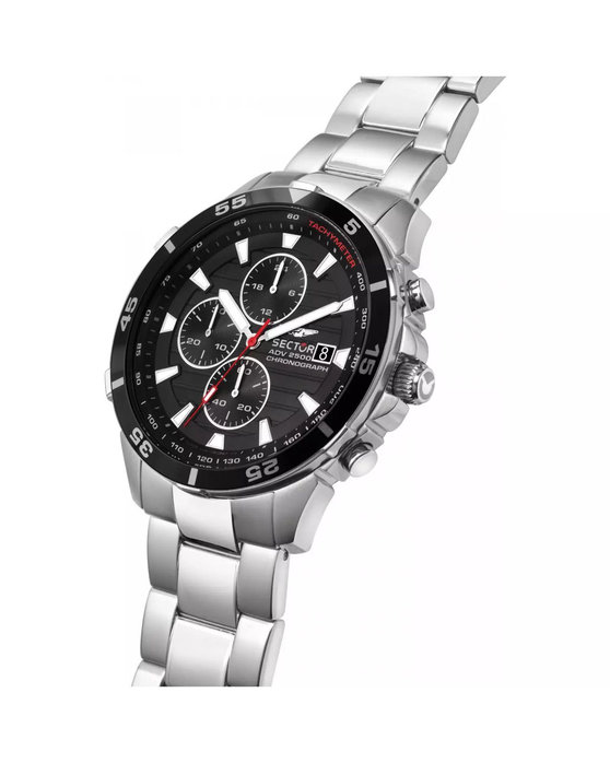 SECTOR ADV2500 Chronograph Silver Stainless Steel Bracelet