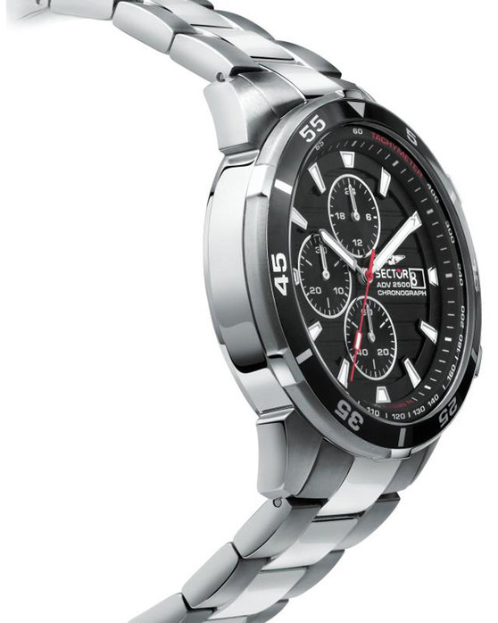 SECTOR ADV2500 Chronograph Silver Stainless Steel Bracelet