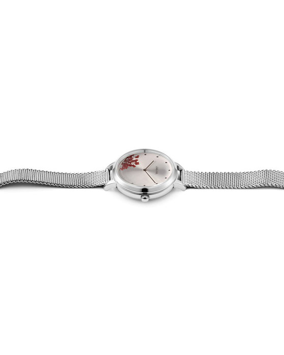 OUI&ME Fleurette Silver Stainless Steel Bracelet