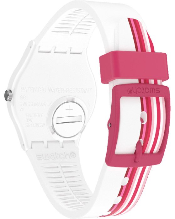 SWATCH Beatpink Two Tone Silicone Strap