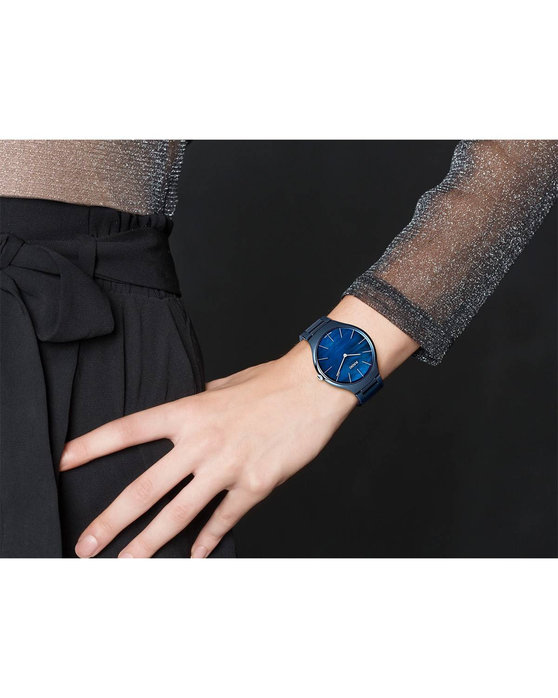 RADO True Thinline Blue Ceramic Bracelet (R27005902)