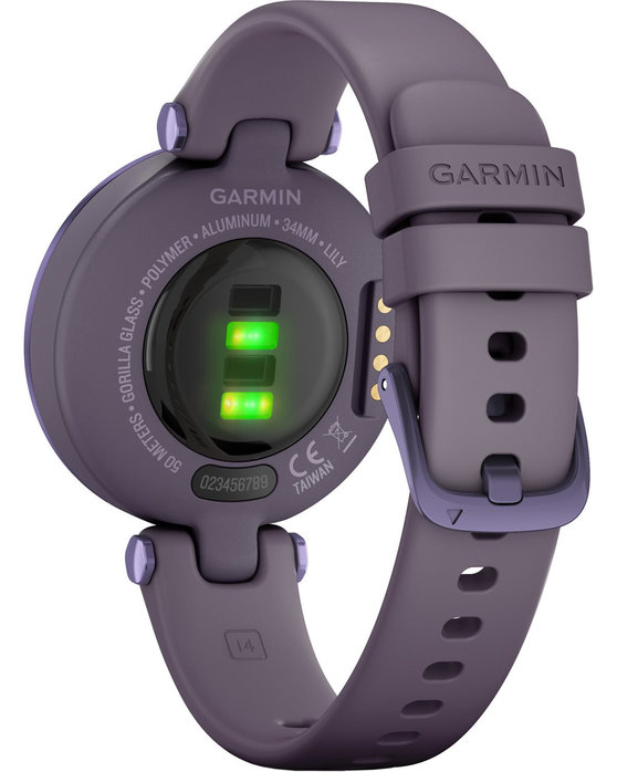 GARMIN Lily™ Sport Midnight Orchid & Deep Orchid Silicone Band