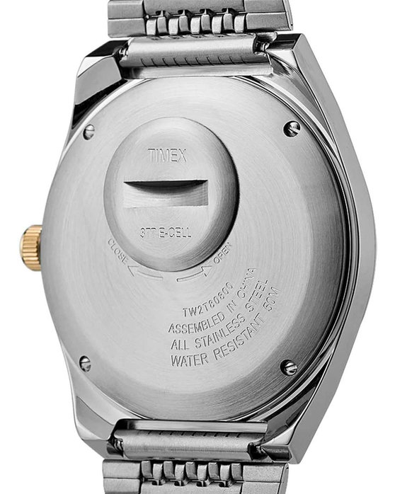 TIMEX Q Reissue Falcon Eye Silver Stainless Steel Bracelet