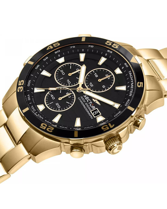 SECTOR ADV2500 Chronograph Gold Metallic Bracelet