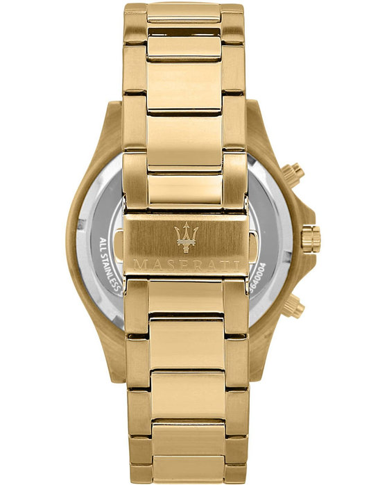 MASERATI Sfida Chronograph Gold Stainless Steel Bracelet