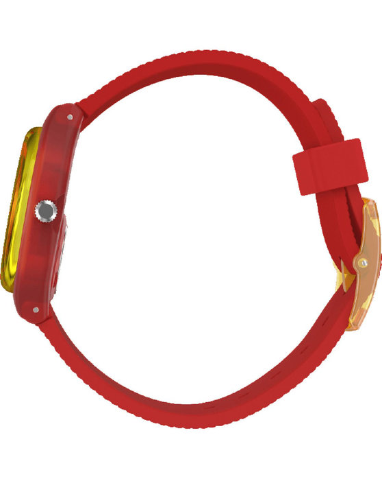 SWATCH Retro-Rosso Red Silicone Strap