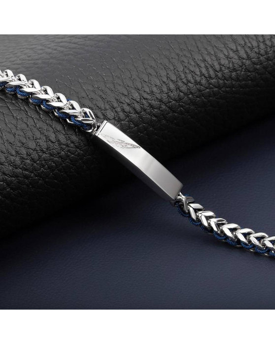 SECTOR Stainless Steel Bracelet with Rope