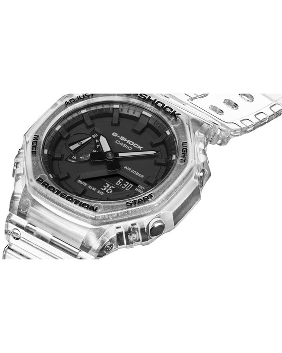 CASIO G-SHOCK Chronograph Transparent Rubber Strap