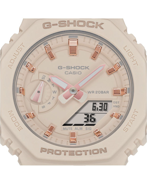 CASIO G-SHOCK Chronograph Beige Rubber Strap