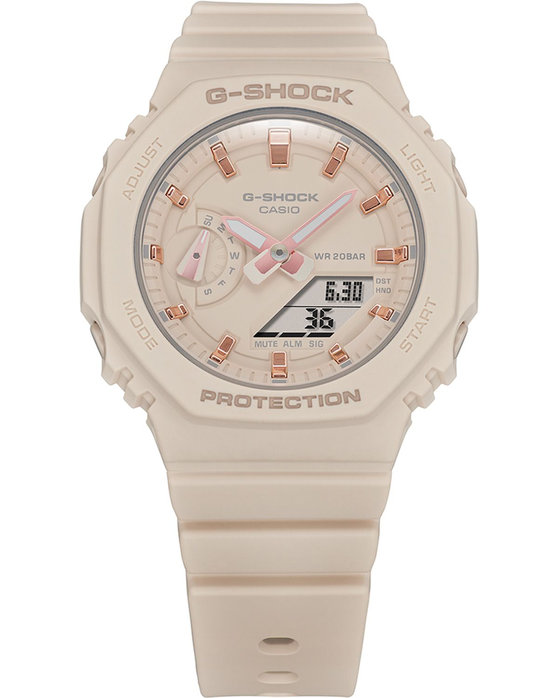 CASIO G-SHOCK Chronograph Beige Rubber Strap