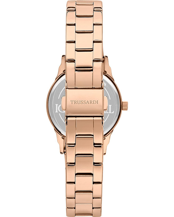 TRUSSARDI T-Bent Rose Gold Metallic Bracelet