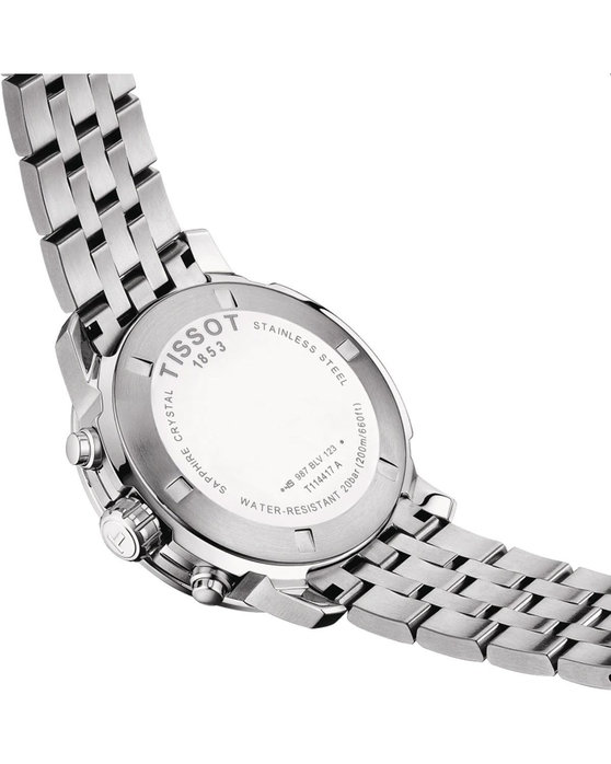 TISSOT PRC200 Chronograph Silver Stainless Steel Bracelet