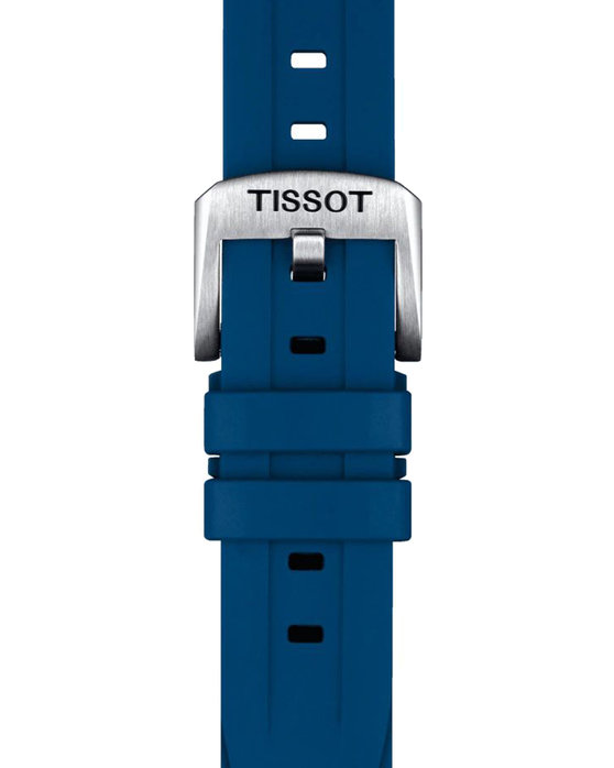 TISSOT PRC200 Chronograph Blue Rubber Strap