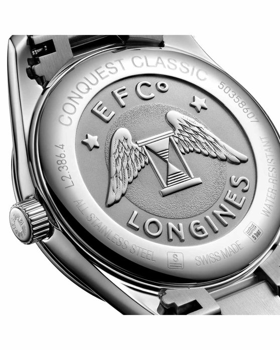 LONGINES Conquest Silver Stainless Steel Bracelet