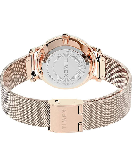 TIMEX Transcend Rose Gold Stainless Steel Bracelet