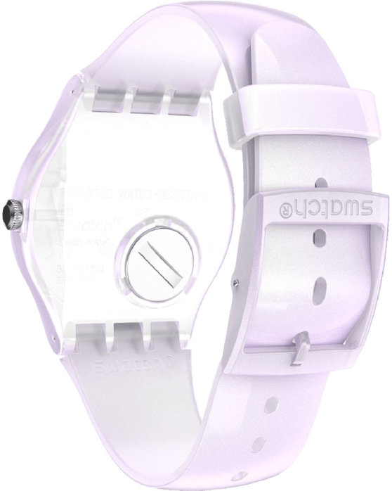 SWATCH New Gent Pink Mist Purple Silicone Strap