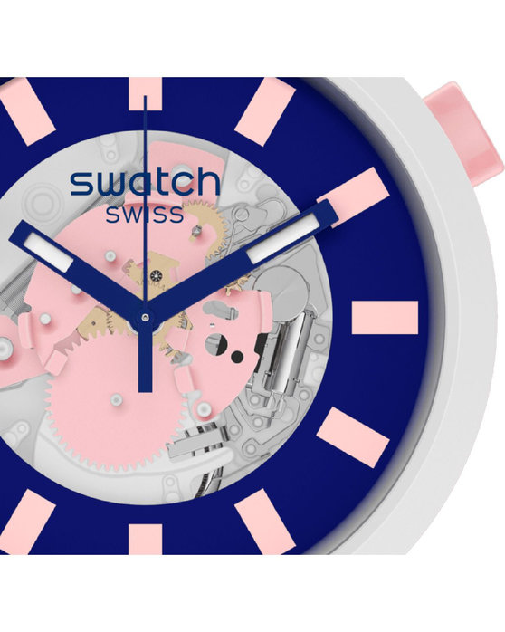 SWATCH Big Bold Diversipink Pink Bio-Sourced Material Strap