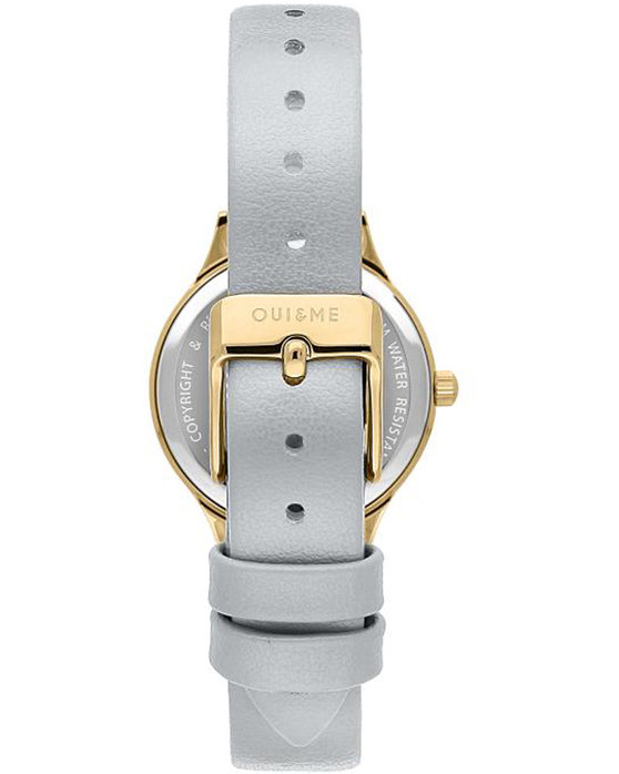 OUI&ME Bichette Grey Leather Strap