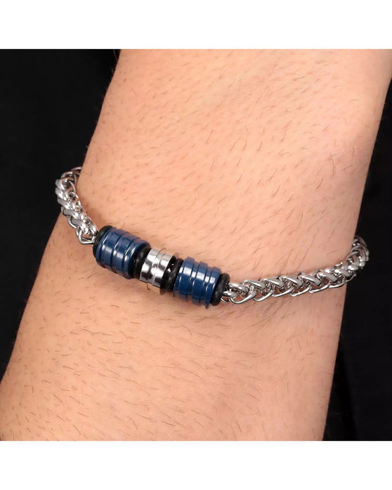 SECTOR Stainless Steel Bracelet with Enamel, Silicone and Ceramic