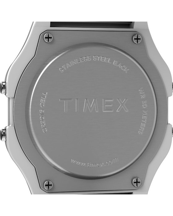 TIMEX T80 Chronograph White Stainless Steel Bracelet