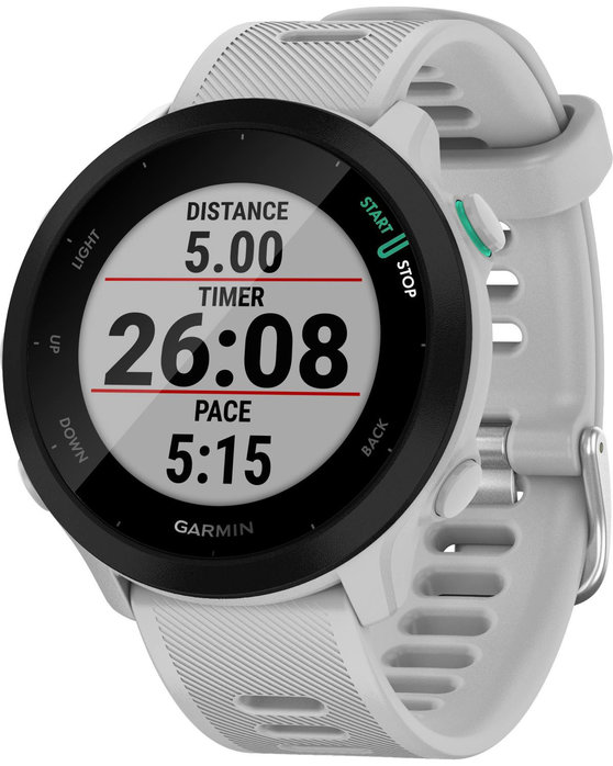 GARMIN Forerunner 55 Whitestone Silicone Strap