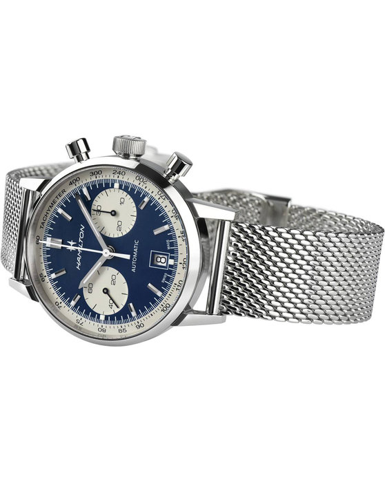 HAMILTON Intra-Matic Automatic Chronograph Silver Stainless Steel Bracelet