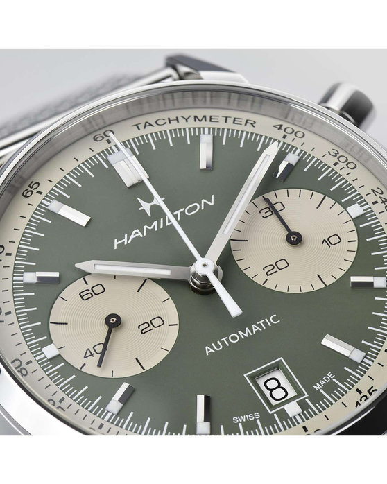 HAMILTON Intra-Matic Automatic Chronograph Silver Stainless Steel Bracelet