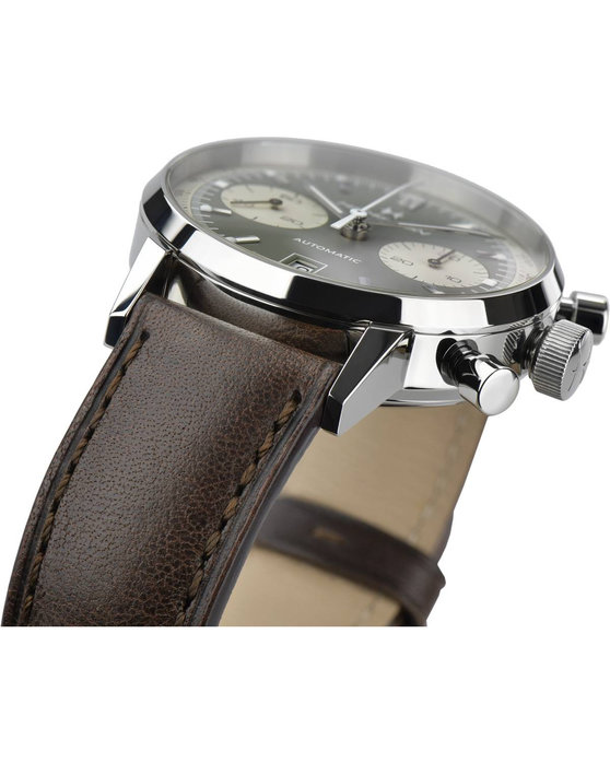 HAMILTON Intra-Matic Automatic Chronograph Brown Leather Strap