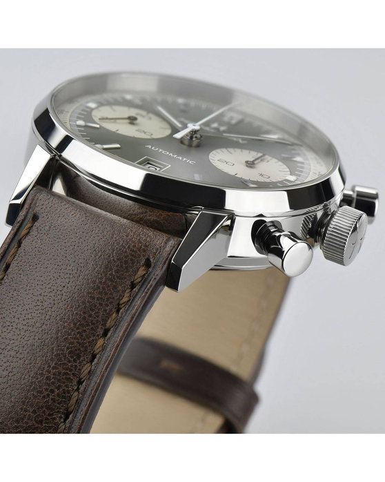 HAMILTON Intra-Matic Automatic Chronograph Brown Leather Strap