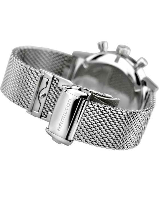 HAMILTON Intra-Matic Mechanical Chronograph Silver Stainless Steel Bracelet