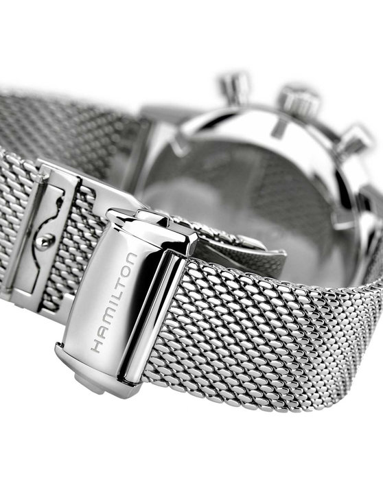 HAMILTON Intra-Matic Mechanical Chronograph Silver Stainless Steel Bracelet