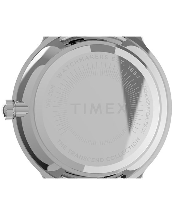 TIMEX Transcend Swarovski Silver Stainless Steel Bracelet