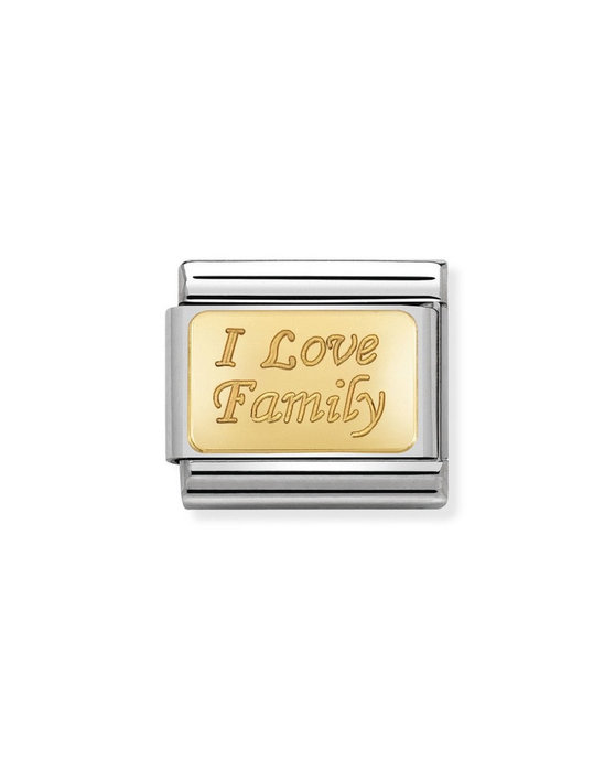 Σύνδεσμος (Link) NOMINATION - I LOVE FAMILY σε χρυσό 18Κ