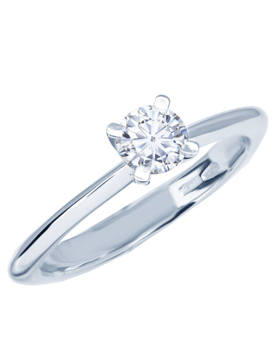 Μονόπετρο δαχτυλίδι SAVVIDIS από λευκόχρυσο 18Κ με διαμάντια (Νο 54)