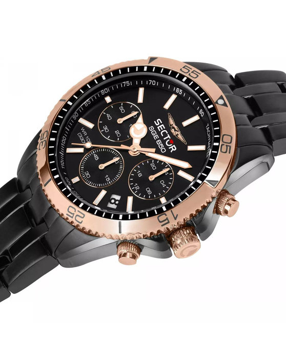 SECTOR 650 Chronograph Black Metallic Bracelet