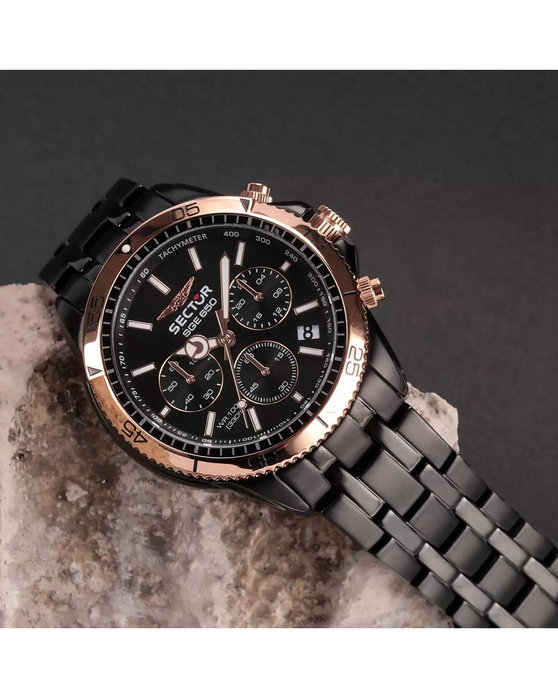 SECTOR 650 Chronograph Black Metallic Bracelet