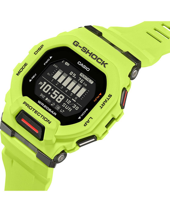 CASIO G-SHOCK Smartwatch Green Rubber Strap