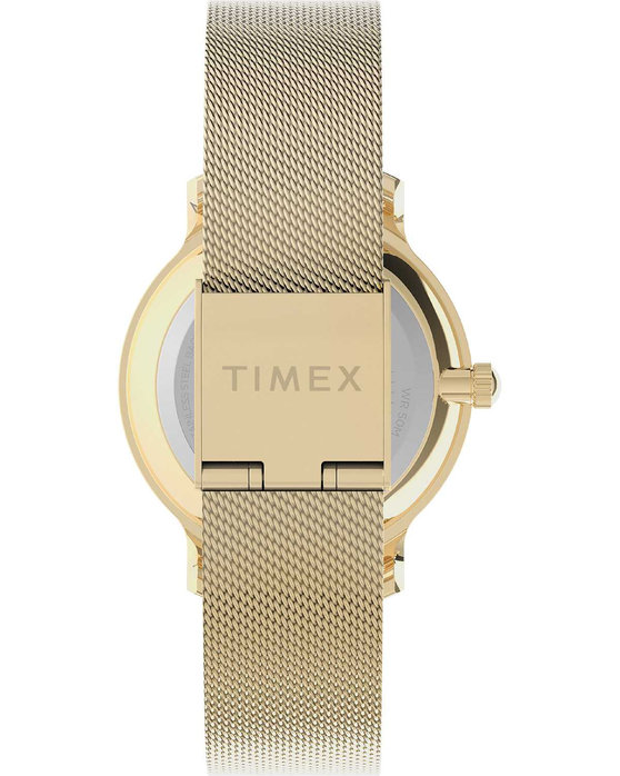 TIMEX Transcend Gold Stainless Steel Bracelet