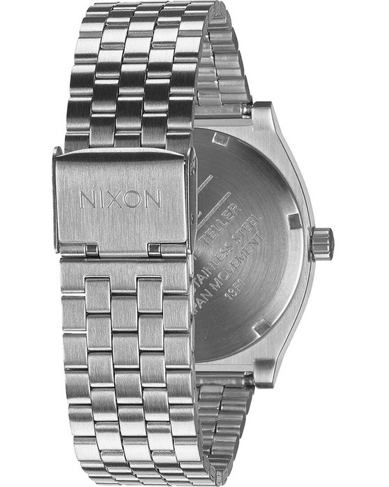 NIXON Time Teller Silver Stainless Steel Bracelet