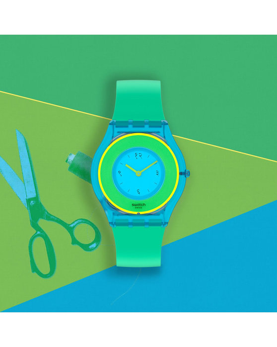 SWATCH X Supriya Lele Hara Green Silicone Strap