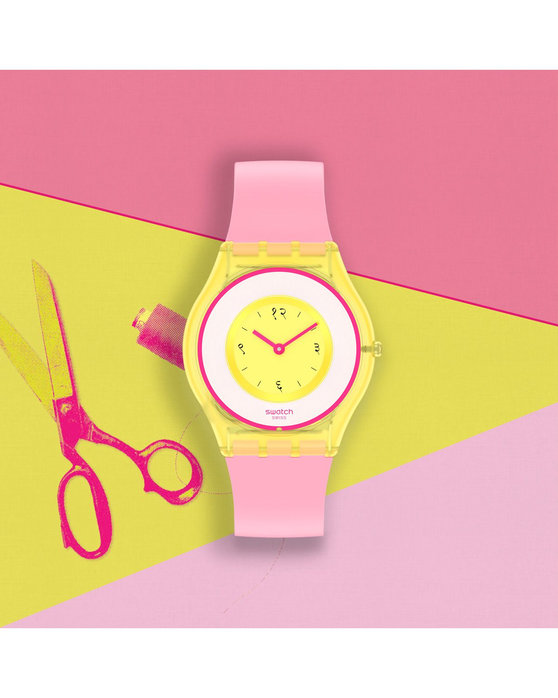 SWATCH X Supriya Lele India Rose Pink Silicone Strap