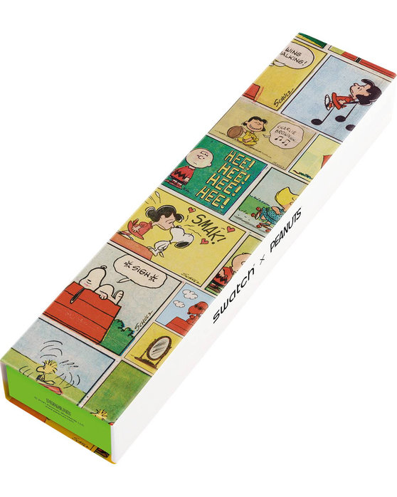 SWATCH Peanuts Smak Multicolor Silicone Strap