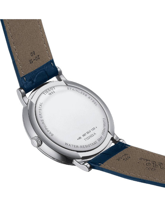 TISSOT T-Classic Carson Blue Leather Strap