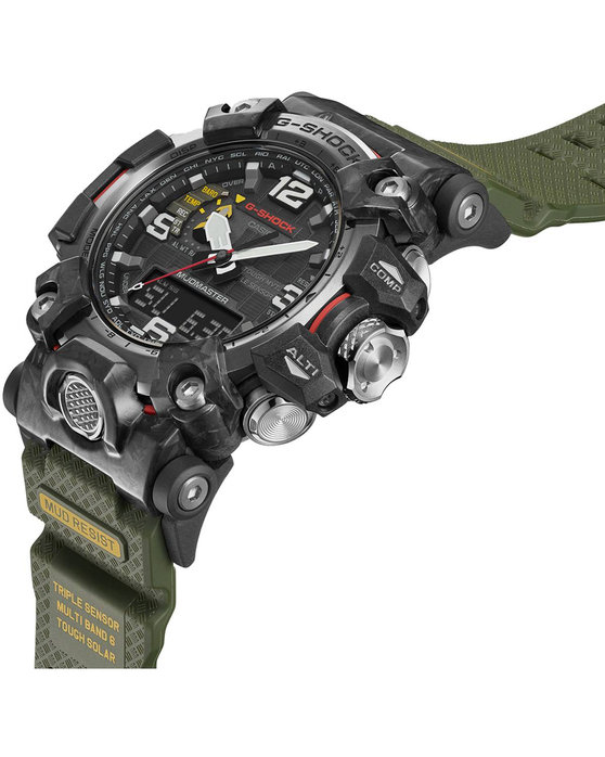 CASIO G-SHOCK Chronograph Green Rubber Strap