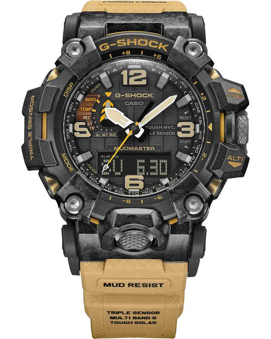 CASIO G-SHOCK Chronograph Beige Rubber Strap