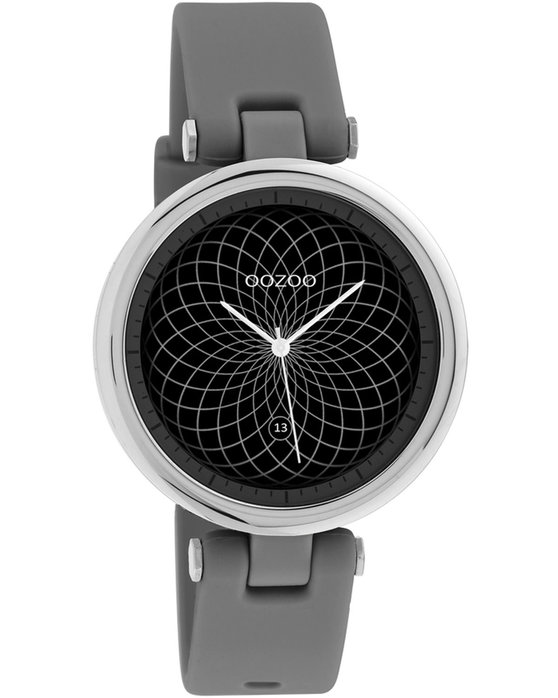 OOZOO Smartwatch Grey Rubber Strap