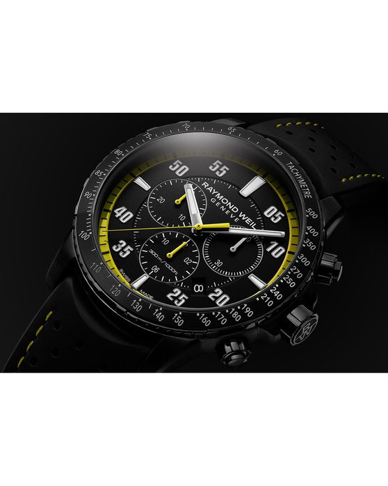 RAYMOND WEIL Tango Chronograph Black Rubber Strap